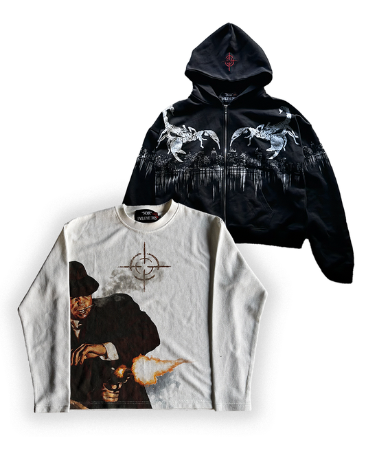 "noir" thermal & zip set